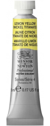 Winsor & Newton Pintura Base de Agua para Arte, 5ml, Amarillo Limón (Titanato de Niquel) No. 347 