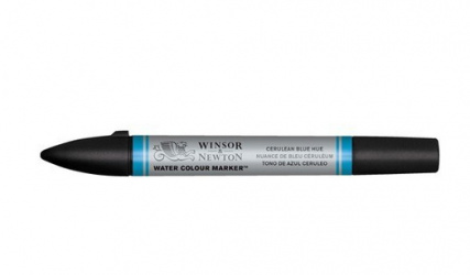 Winsor & Newton Marcador Acuarelable Promarker Watercolour, Doble Punta, Cerulean Blue Hue No.139 