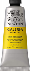 Winsor & Newton Pintura Acrílica para Arte Galeria, 60ml, Amarillo Transparente No. 653 