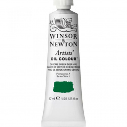 Winsor & Newton Pintura Óleo para Arte Artist Oil Colour, 37ml, Verde Cromo Oscuro, No. 147 