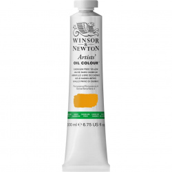 Winsor & Newton Pintura Óleo para Arte Artist Oil Colour, 200ml, Amarillo Libre de Cadmio, No. 890 