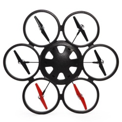 Drone WLtoys V323 Skywalker, 6 Rotores, 150 Metros, Negro 