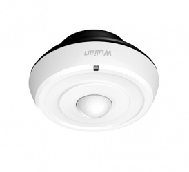 Wulian Sensor de Movimiento PIR Montaje en Pared WL-ZSPWBPW-PI11-01, Inalámbrico, hasta 4 Metros  