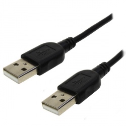 X-Case Cable USB A Macho - USB A Macho, 1.8 Metros, Negro 