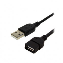 X-Case Cable USB A Macho - USB A Hembra, 20 Metros, Negro 