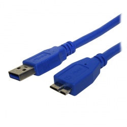 X-Case Cable USB Macho - USB-B Macho, 1.8 Metros, Azul 