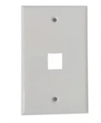 X-Case Tapa para Pared, 1 Puerto, Blanco 