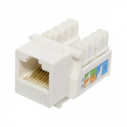 X-Case Jack de Red Cat5, RJ-45, Blanco, 10 Piezas 