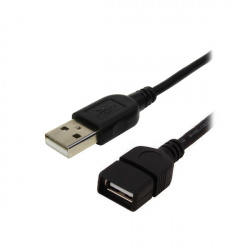 X-Case Extensión Activa USB 2.0 A Macho - USB A Hembra, 10 Metros, Negro 