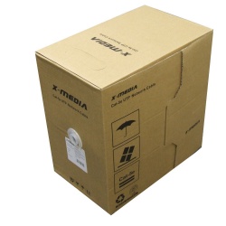 X-Media Bobina de Cable Ethernet Cat6, UTP, 304 Metros 