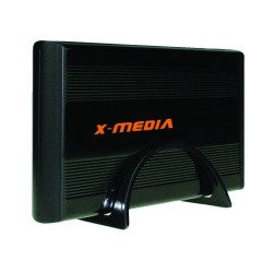 X-Media Gabinete de Disco Duro XM-EN3200, 3.5'', SATA, USB 2.0, Negro 