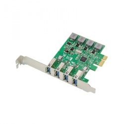 X-Media Tarjeta PCI Express, 4x USB 3.0 A, 5 Gbit/s 