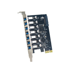 X-Media Tarjeta PCI Express 2.0 XM-PEX-U307, Alámbrico, USB 3.2, 5Gbit/s 