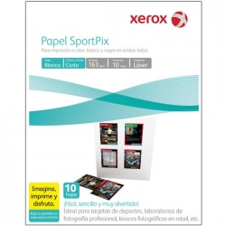 Xerox Papel Sport Pix 163g/m², 8.5'' x 11'', 10 Hojas 
