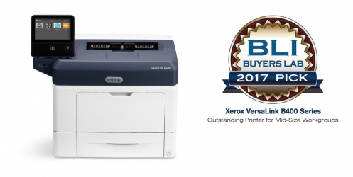 Xerox VersaLink B400/DN, Blanco y Negro, Láser, Print (incluye 1 Bandeja Estándar de 700 Hojas) 