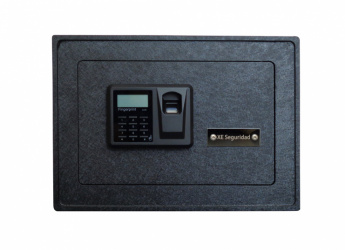 XE Seguridad Caja Fuerte CFBM-25 con Teclado/Huella Digital, Negro 