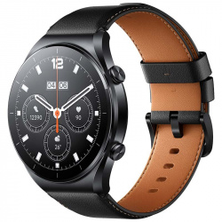 Xiaomi Smartwatch S1, Bluetooth 5.2, Android 6.0, Negro/Café - Resistente al Agua/Golpes 