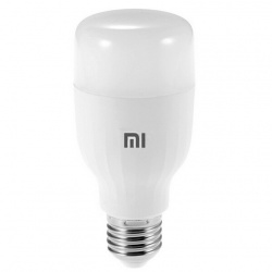 Xiaomi Foco LED Inteligente MJDPL01YL, WiFi, RGB, Base E27, 9W, 950 Lúmenes, Blanco, Ahorro de 88% vs Foco Tradicional 75W 