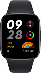 Xiaomi Smartwatch Redmi Watch 3, Touch, Bluetooth 5.2, Negro - Resistente al Agua 
