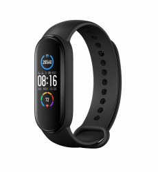 Xiaomi Smartwatch Mi Smart Band 5, Touch, Bluetooth 5.0, Android 5.0/iOS 10.0, Negro - Resistente al Agua 