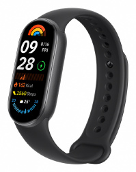 Xiaomi Smartwatch Mi Smart Band 9, Touch, Bluetooth 5.4, Android 8.0/iOS 12.0, Negro - Resistente al Agua/Polvo 