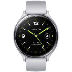 Xiaomi Smartwatch Watch 2, AMOLED, Android, Plata - Resistente al Agua/Polvo/Golpes 