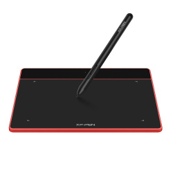 Tableta Gráfica XP-PEN Deco Fun S, 16 x 10.1cm, Alámbrico, USB-C, Rojo Carmín 