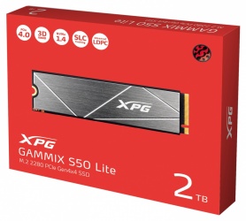 SSD XPG Gammix S50 Lite NVMe, 2TB, PCI Express 4.0, M.2, Disipador Adherido 