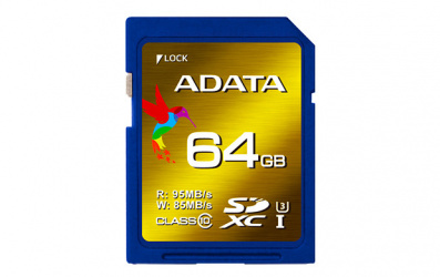 Memoria Flash XPG, 64GB SDXC UHS-I Clase 3, Lectura 98 MB/s, Escritura 85 MB/s 