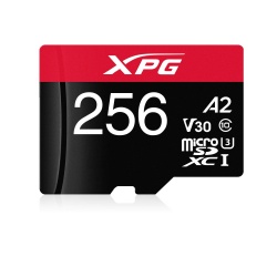 Memoria Flash XPG Gaming A2, 256GB MicroSDXC UHS-I Clase 10 