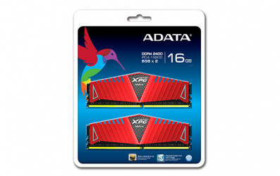 Kit Memoria RAM XPG DDR4 Z1 Rojo, 2400MHz, 16GB (2 x 8GB), CL16 