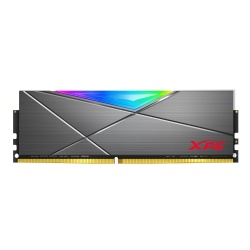 Memoria RAM XPG Spectrix D50 RGB Titanio DDR4, 3000MHz, 16GB, Non-ECC, CL16, XMP, Gris 