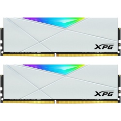 Kit Memoria RAM XPG SPECTRIX D50 RGB White DDR4, 3200MHz, 16GB (2 x 8GB), Non-ECC, CL16, XMP 