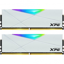 Kit Memoria RAM XPG SPECTRIX D50 RGB White DDR4, 3200MHz, 32GB (2 x 16GB), Non-ECC, CL16, XMP 