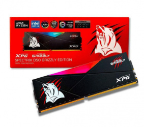 Memoria RAM XPG Spectrix D50 Edición Grizzly DDR4, 3200MHz, 8GB, CL18, XMP 