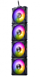 Ventilador XPG HURRICANE MAG 120 ARGB PWM, 120mm, 2000RPM, ARGB, Negro 