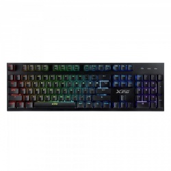 Teclado Gamer XPG INFAREX K10 RGB, Teclado Membrana-Mecánico, Alámbrico, Negro (Inglés) 