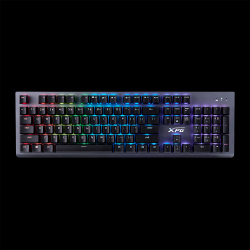 Teclado Gamer XPG MAGE RGB, Teclado Mecánico, Kailh Red, Alámbrico, Gris (Inglés) 