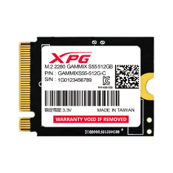 SSD XPG GAMMIX S55 NVMe, 512GB, M.2, 3000 MB/s Escritura, 5000 MB/s Lectura, PCI Express 4.0 