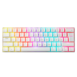 Teclado Gamer XPG Summoner Mini RGB 60%, Teclado Mecánico, Switch Outemu Red, Alámbrico, Blanco (Español) 