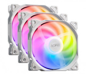 Ventilador XPG VENTO, 3x 120mm, 1200RPM, ARGB, Blanco 