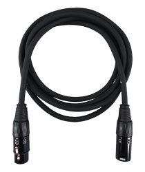 XSS Cable XLR Macho - XLR Hembra, 1.5 Metros, Negro 