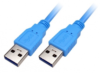 Xtech Cable USB A Macho - USB A Macho, 1.8 Metros, Azul 
