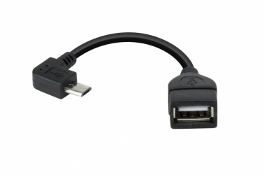 Xtech Adaptador OTG Micro USB Macho - USB Hembra, 13.5cm, Negro 