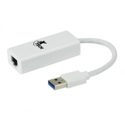Xtech Adaptador USB 3.0 A Macho - RJ-45 Hembra, Blanco 