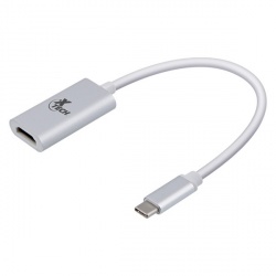 Xtech Adaptador USB Tipo C Macho -  HDMI Hembra, Plata 