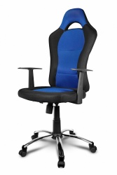 Xtech Silla Gamer Drakon, hasta 110kg, Negro/Azul 