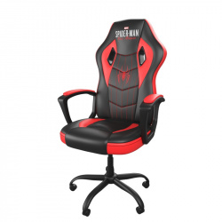Xtech Silla Gamer Ed Spider Man Miles Moral, hasta 120kg, Negro/Rojo 