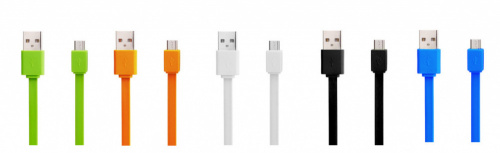 Xtech Cable USB-A Macho - Micro USB-B Macho, 1 Metro, Multicolor, 10 Piezas 