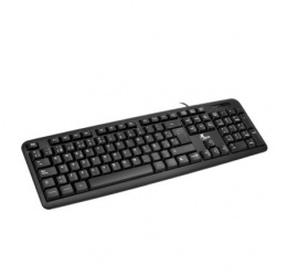 Teclado Xtech XTK-092S, Alámbrico, USB, Negro (Español) 
